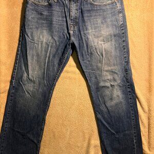 Nautica Jeans Mens 36x30 Dark Wash Crafted Denim Blue Jeans Relaxed Tag‎ (D)